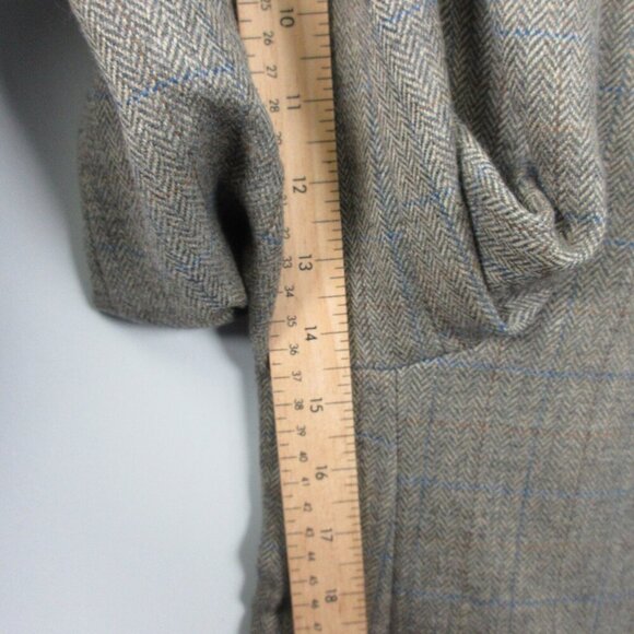 Lauren Ralph Lauren Wool Blazer 50 R Men Brown Herringbone Sport Coat 876 - Picture 9 of 11